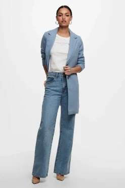 Only Sobretudos E Parkas-Sobretudo Com Lapelas E Botoes