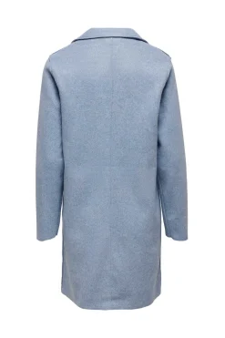 Only Sobretudos E Parkas-Sobretudo Com Lapelas E Botoes