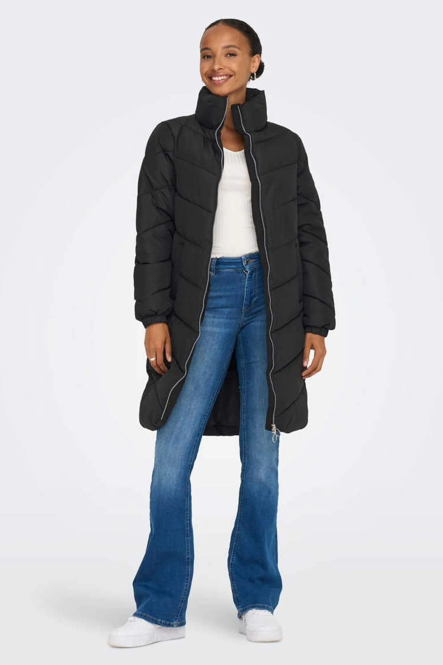 JDY Sobretudos E Parkas-Sobretudo Comprido Acolchoado