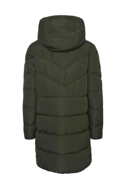 Noisy May Sobretudos E Parkas-Sobretudo Comprido Acolchoado