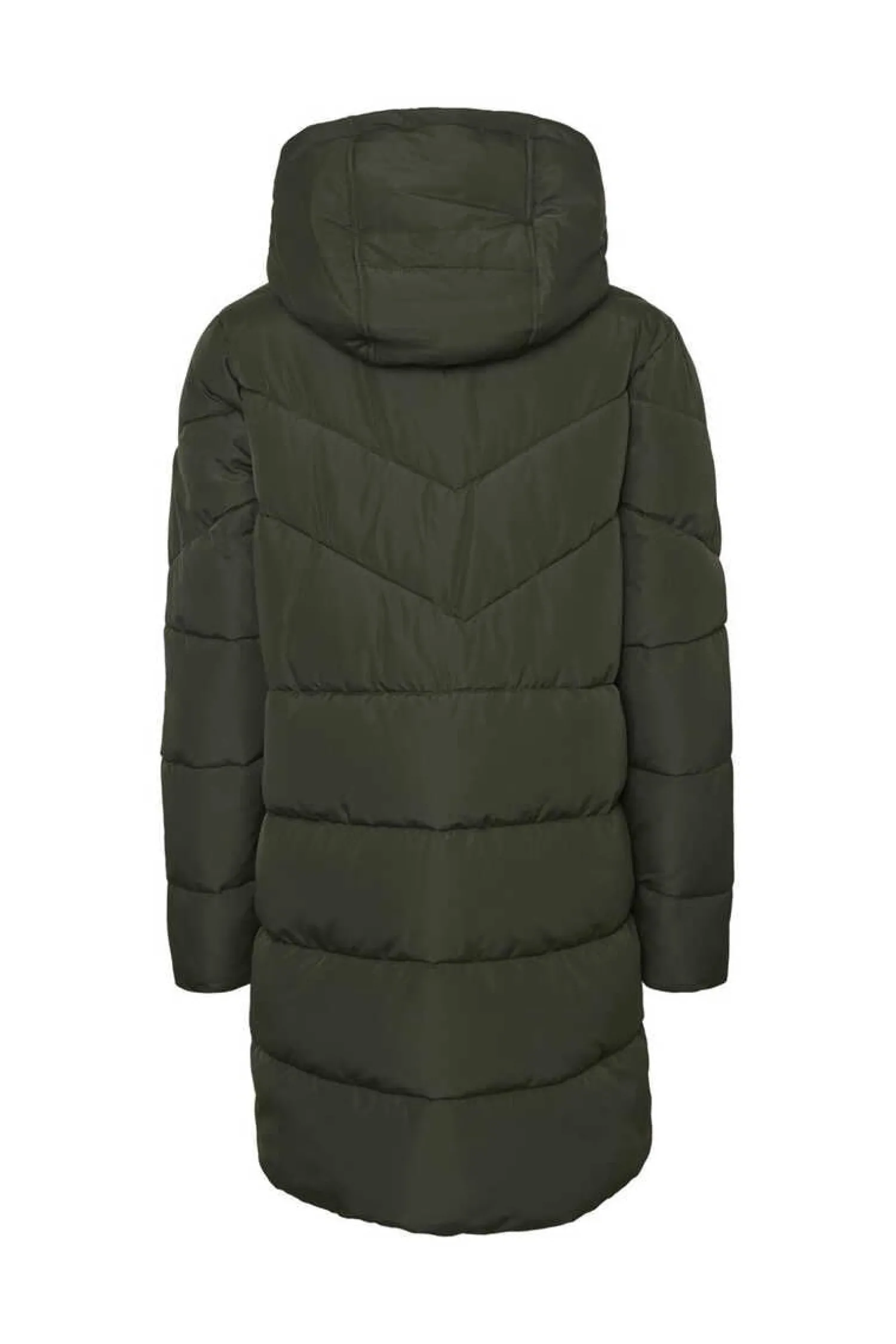 Noisy May Sobretudos E Parkas-Sobretudo Comprido Acolchoado