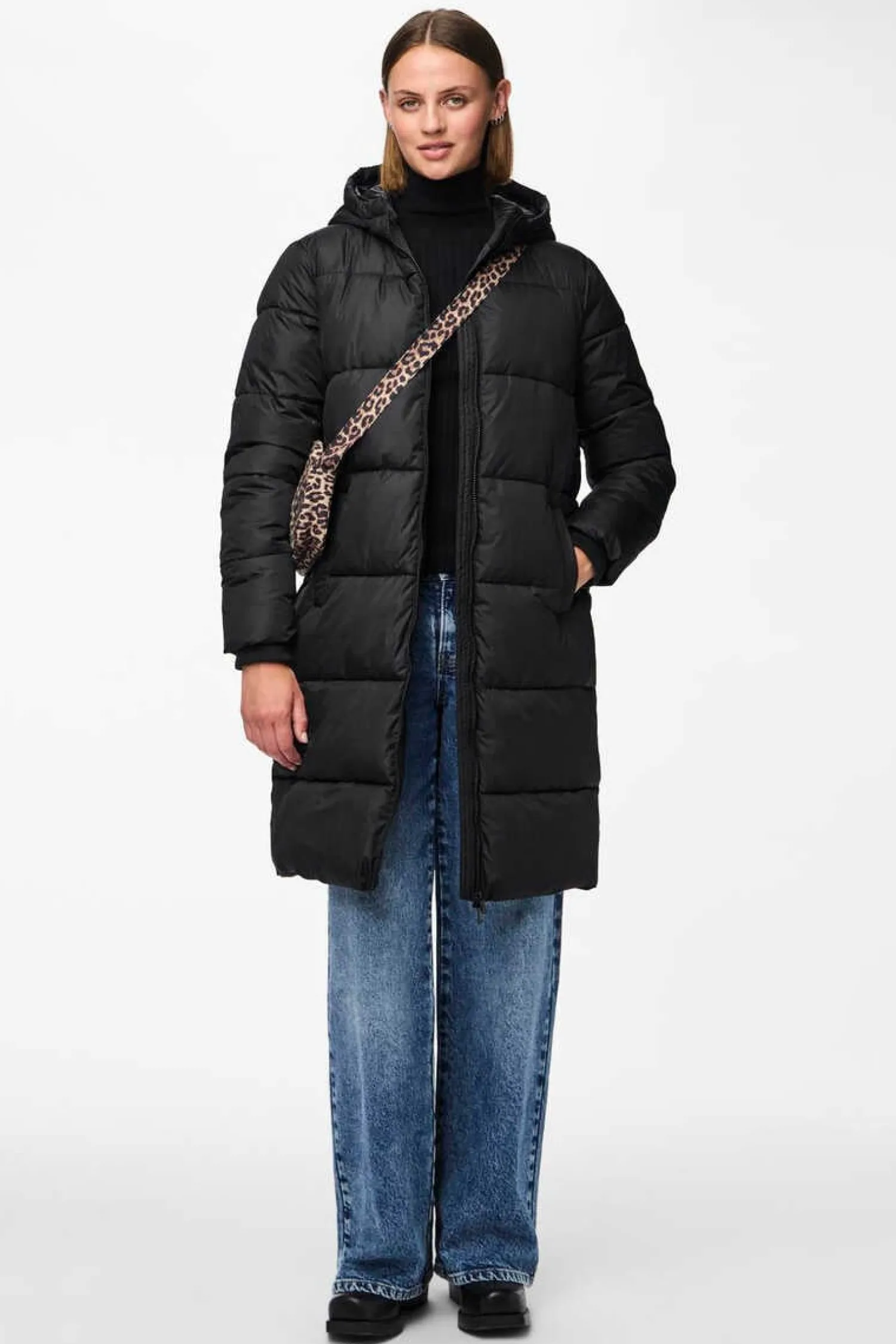 Pieces Sobretudos E Parkas-Sobretudo Comprido Acolchoado