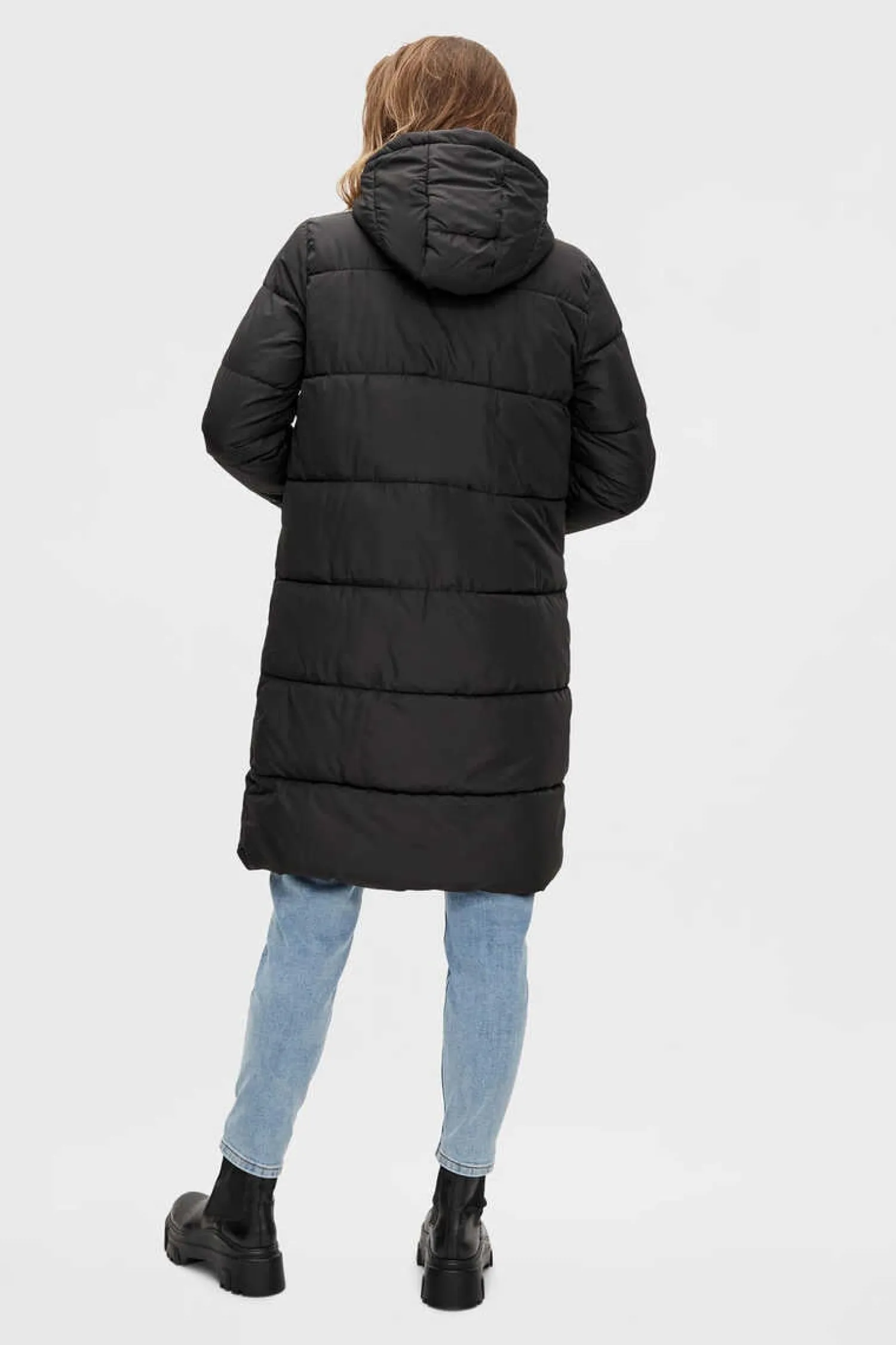 Pieces Sobretudos E Parkas-Sobretudo Comprido Acolchoado