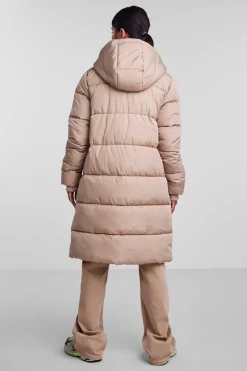 Pieces Sobretudos E Parkas-Sobretudo Comprido Acolchoado