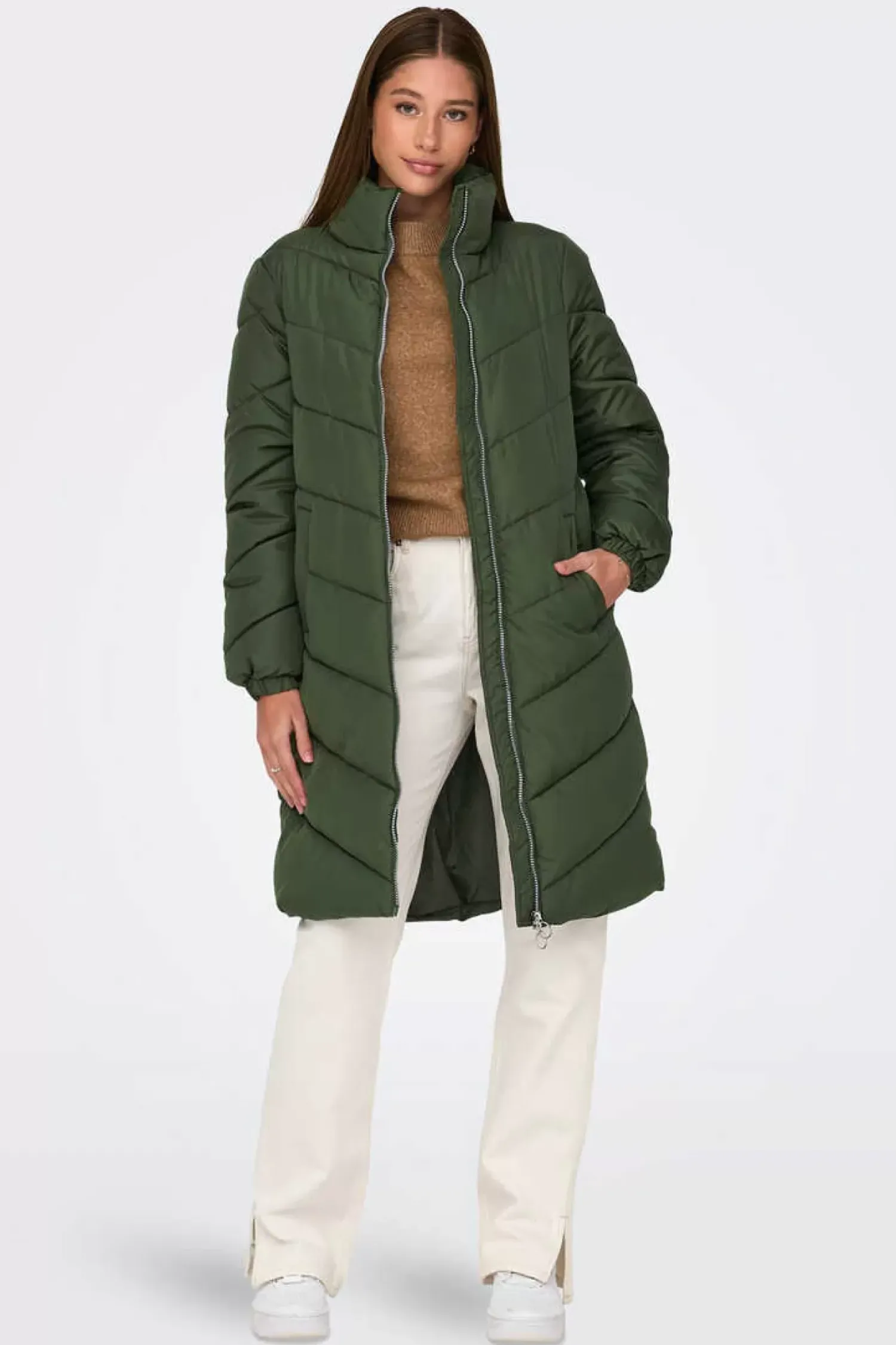 JDY Sobretudos E Parkas-Sobretudo Comprido Acolchoado