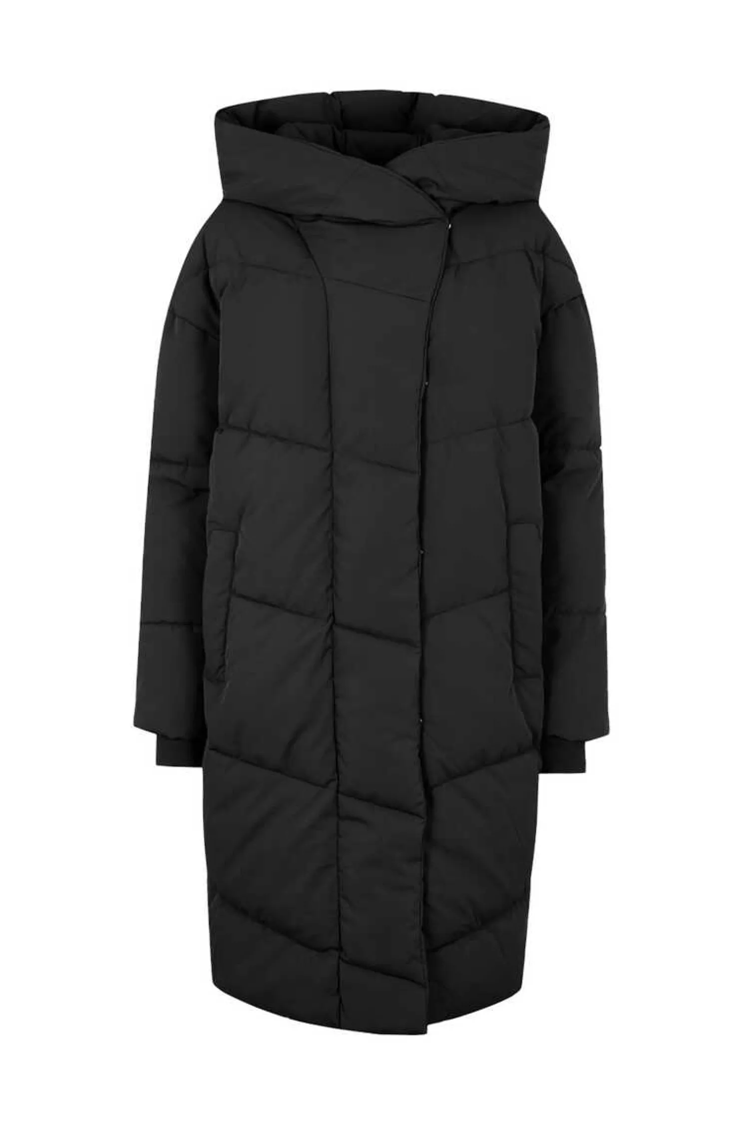 Noisy May Sobretudos E Parkas-Sobretudo Comprido Acolchoado