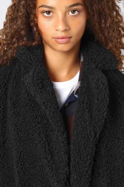 Noisy May Sobretudos E Parkas-Sobretudo Comprido Teddy