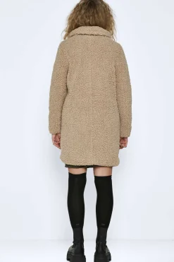 Noisy May Sobretudos E Parkas-Sobretudo Comprido Teddy