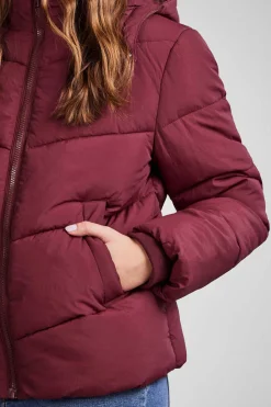 Pieces Sobretudos E Parkas-Sobretudo Curto Acolchoado