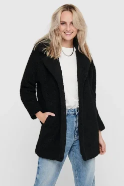 Only Sobretudos E Parkas-Sobretudo De Borrego Botoes