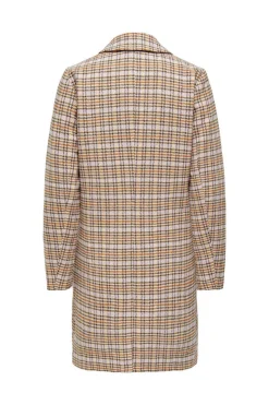 JDY Sobretudos E Parkas-Sobretudo De Xadrez