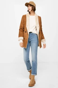 Springfield Sobretudos E Parkas-Sobretudo Dupla Face Dupla Abotoadura