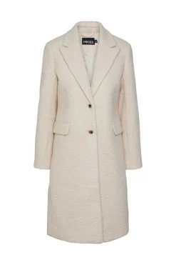 Pieces Sobretudos E Parkas-Sobretudo Gola De Lapela