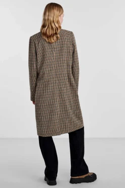 Pieces Sobretudos E Parkas-Sobretudo Gola De Lapela