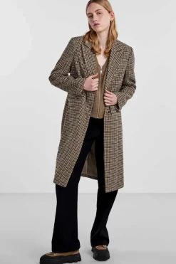 Pieces Sobretudos E Parkas-Sobretudo Gola De Lapela