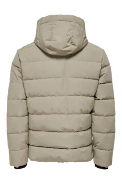 Only & Sons Sobretudo Puffer Cinza