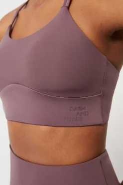 Dash and Stars Sutias-Soutien Desportivo Roxo Collagen Feel
