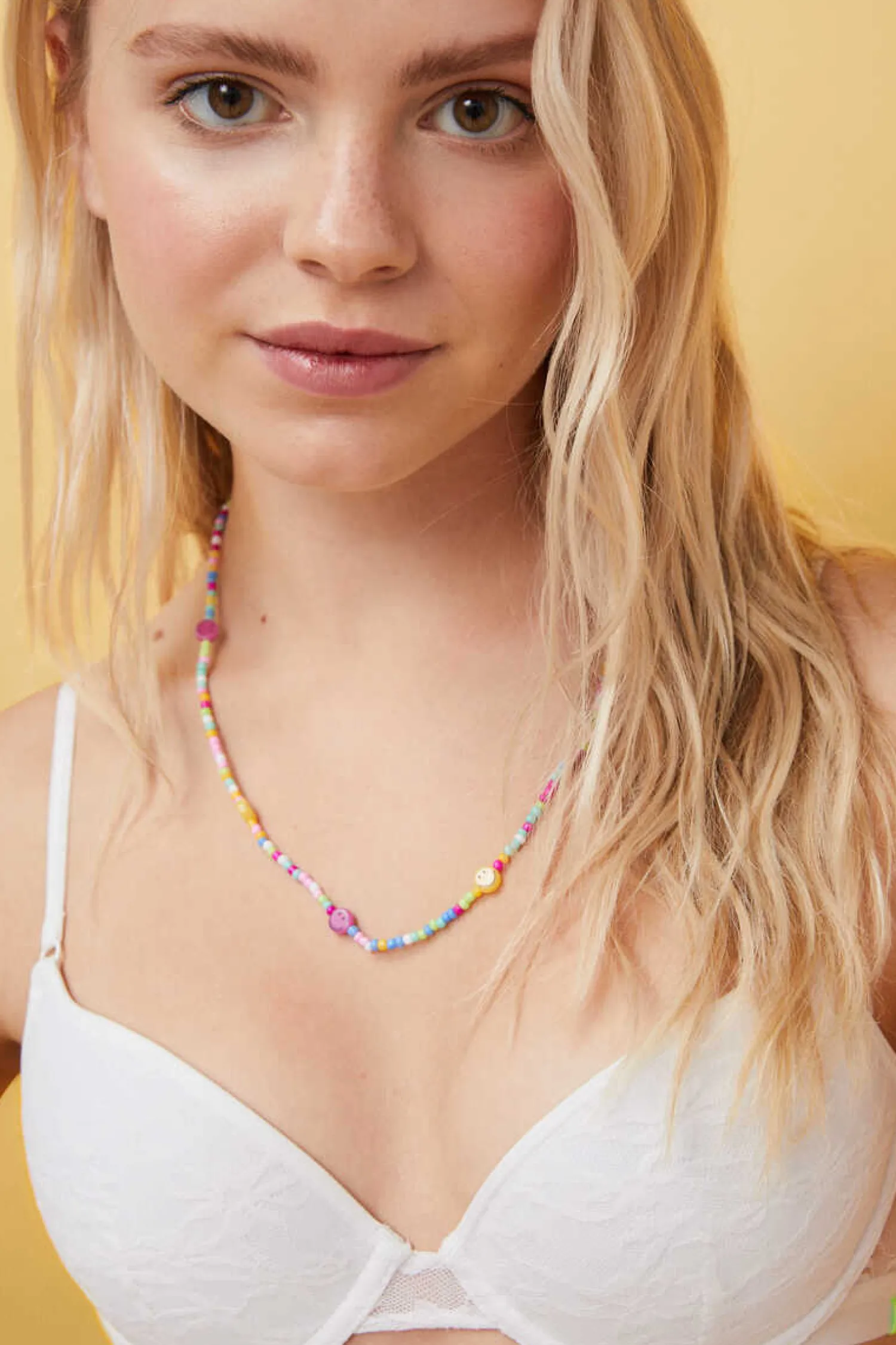 HI&BYE Roupa Interior-Soutien Enchimento Renda Branco