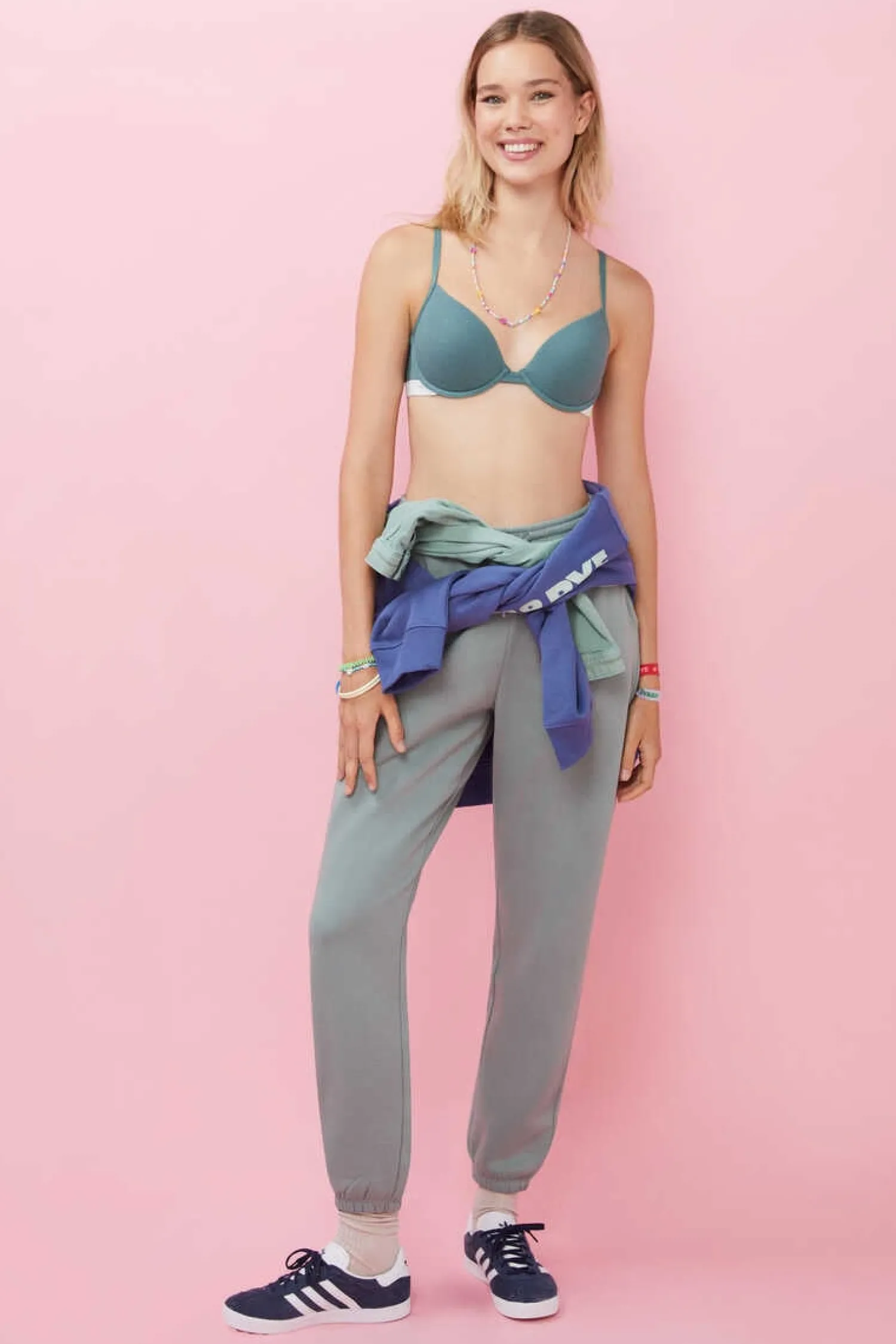 HI&BYE Roupa Interior-Soutien Push-Up Algodao Aro