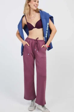 HI&BYE Roupa Interior-Soutien Push-Up Renda Bordeaux