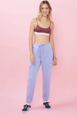 HI&BYE Roupa Interior-Soutien Top Algodao Bordeaux