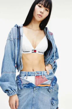 Tommy Jeans Sutias-Soutien Triangular De Algodao