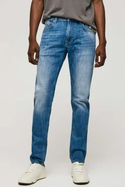 Pepe Jeans Stanley Regular Fit Regular Waist Jeans Azul Online