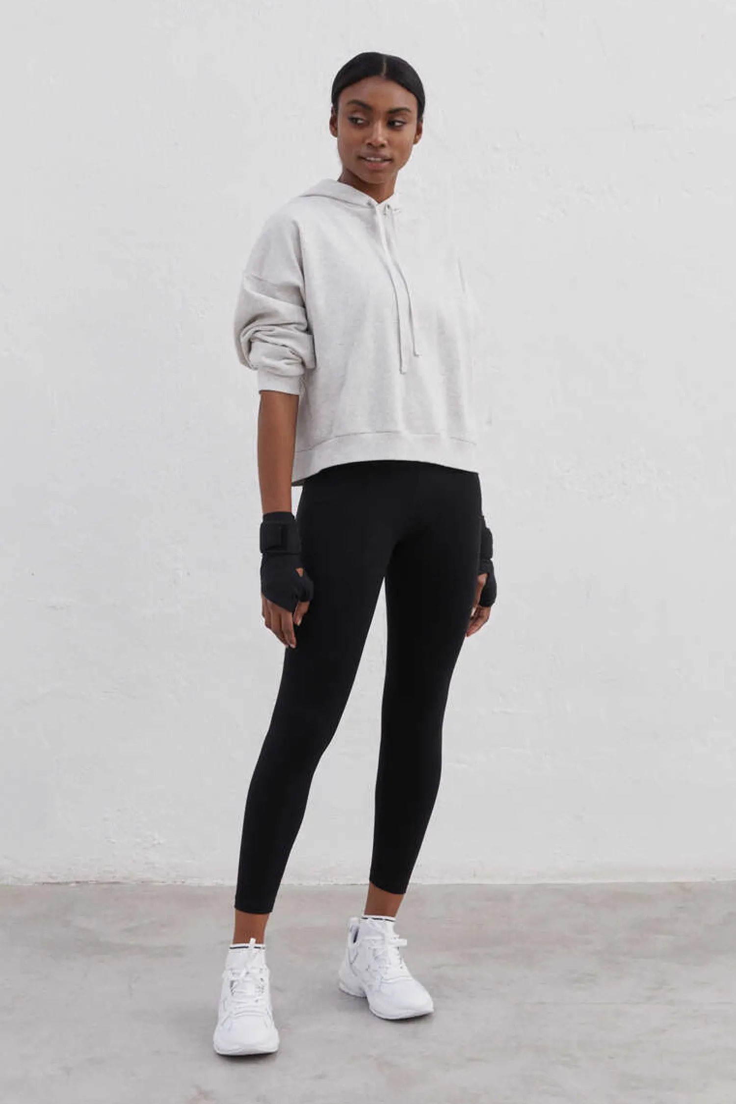 Dash and Stars Outdoor-Sudadera 100% Algodao Gris