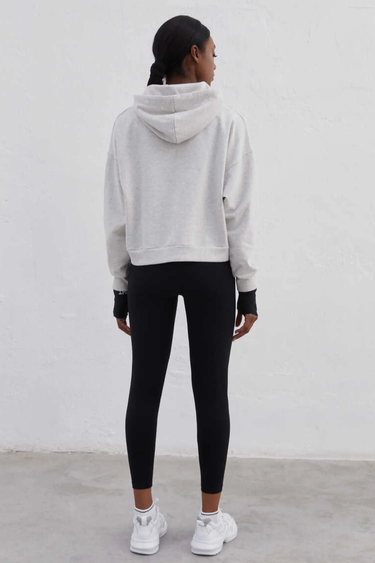 Dash and Stars Outdoor-Sudadera 100% Algodao Gris