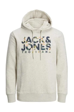 Jack & Jones Sudadera Con Capucha Y Print Floral Branco New