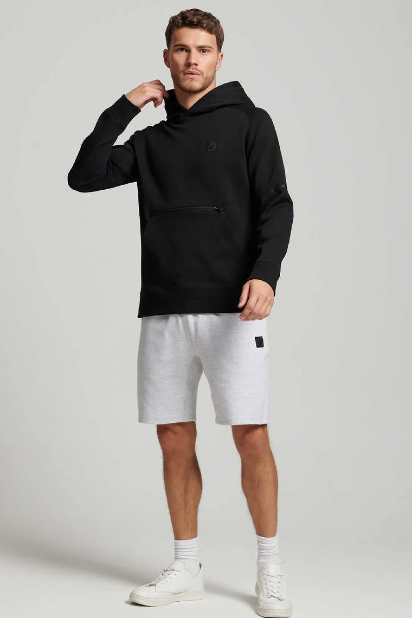 Superdry Sweartshirt Code Tech Hood Preto Discount