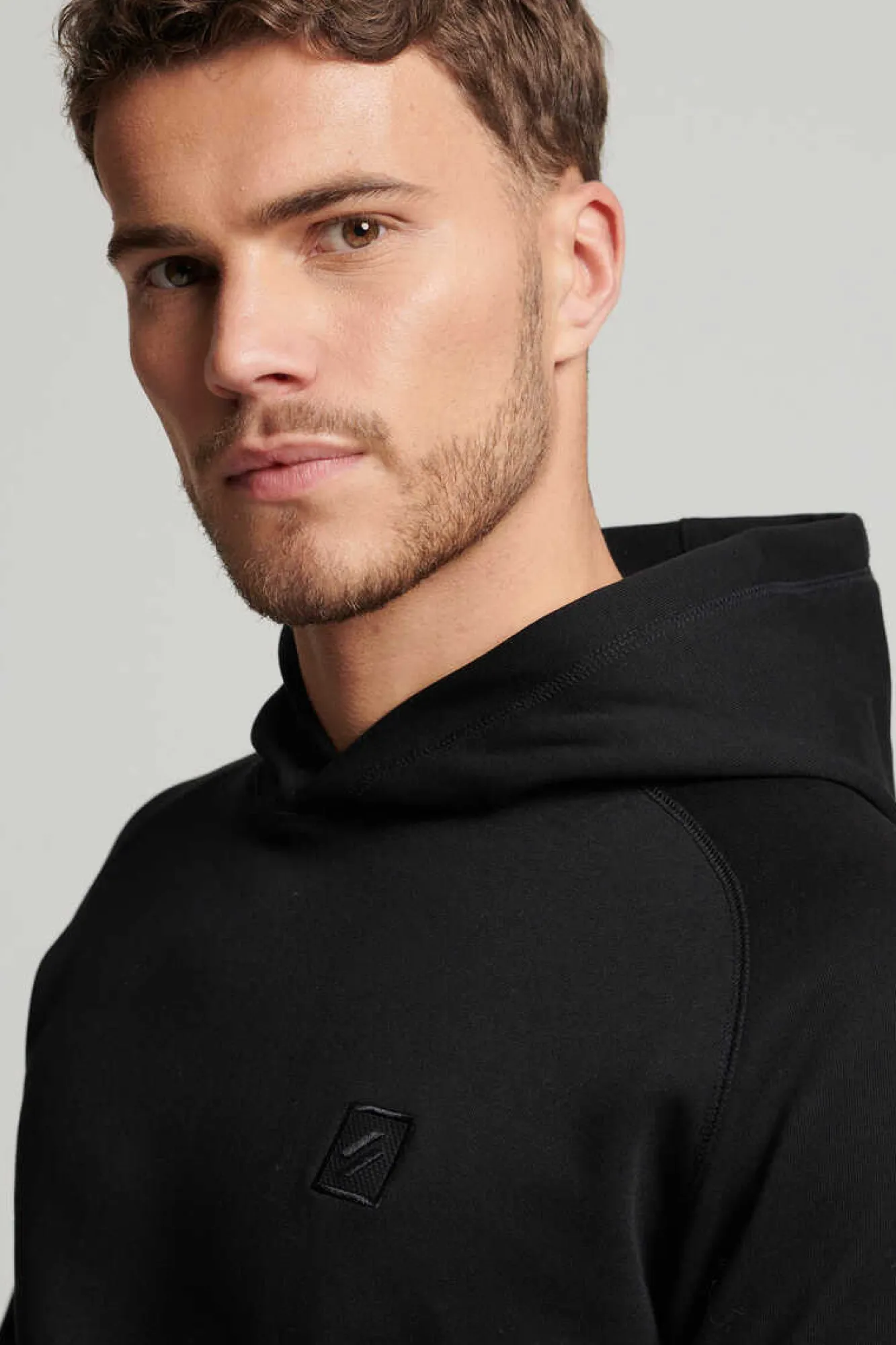 Superdry Sweartshirt Code Tech Hood Preto Discount