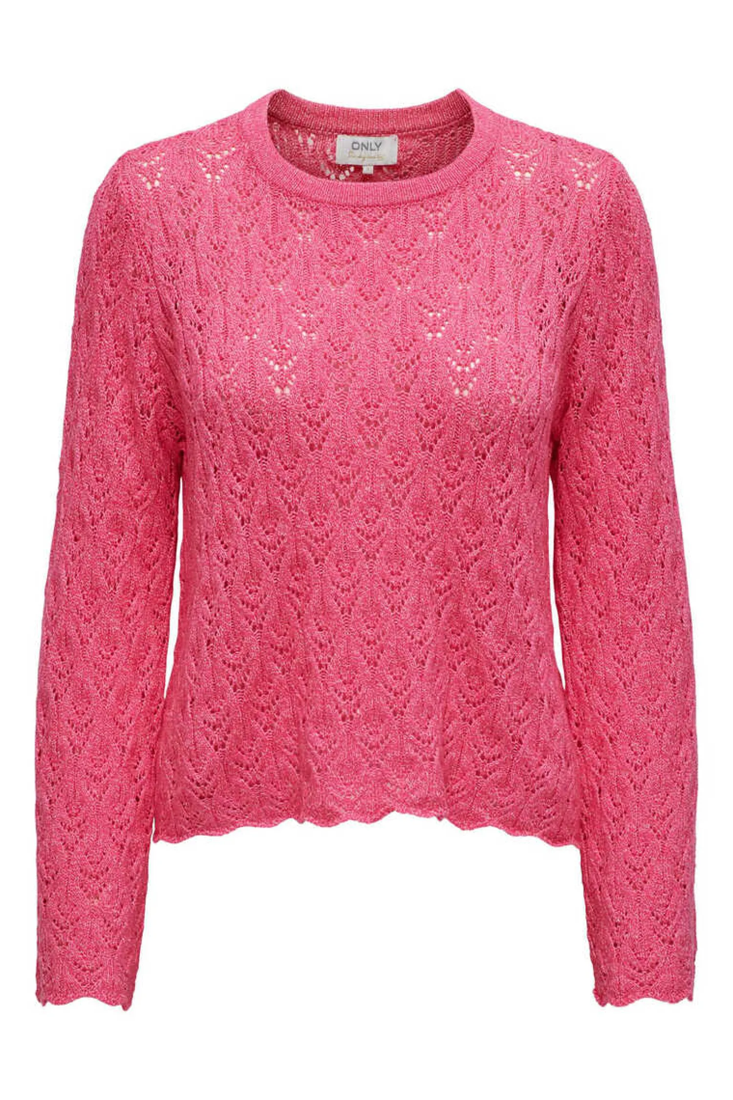 Only Sueteres E Cardigans-Sweater Malha Rendilhada