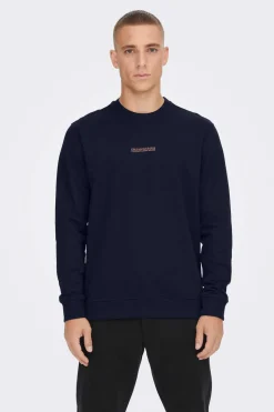 Only & Sons Sweatshirt Marinho Discount