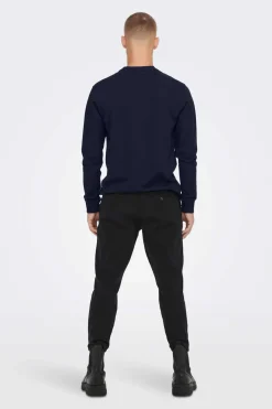 Only & Sons Sweatshirt Marinho Discount
