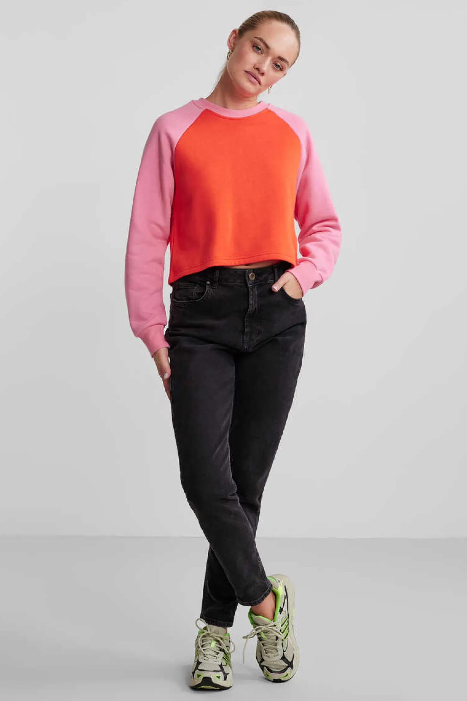 Pieces Sweatshirts-Sweatshirt Basica