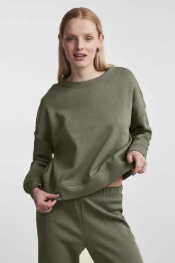 Pieces Sweatshirts-Sweatshirt Basica