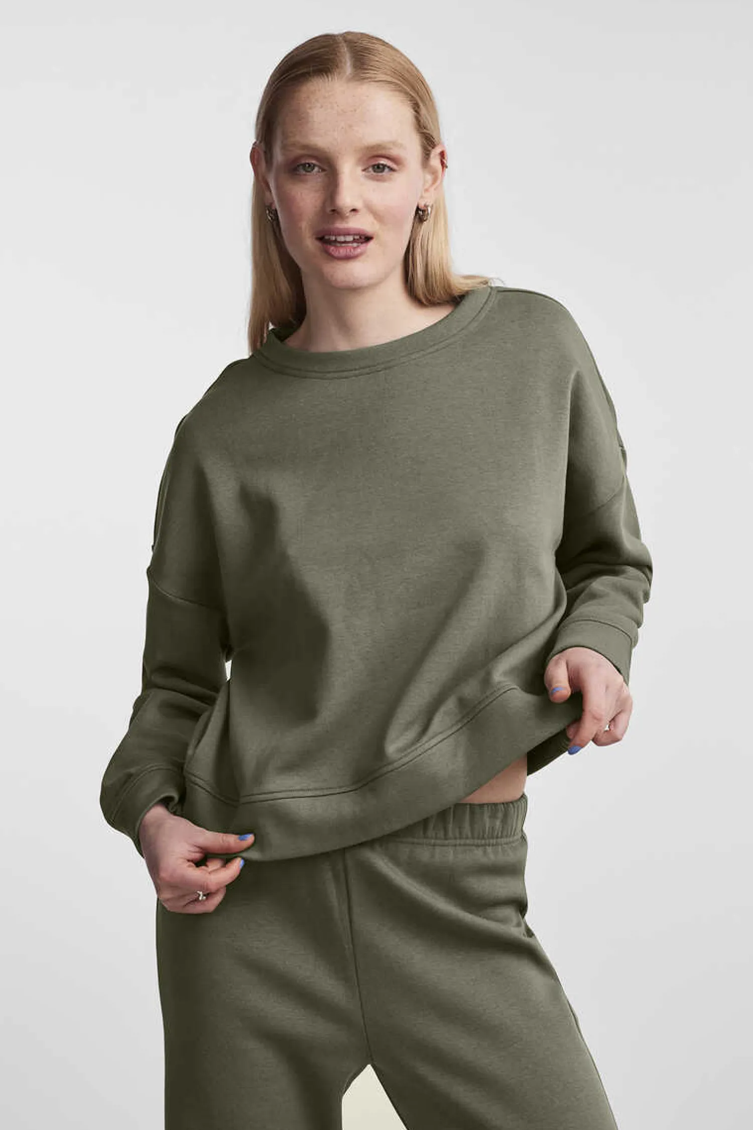 Pieces Sweatshirts-Sweatshirt Basica