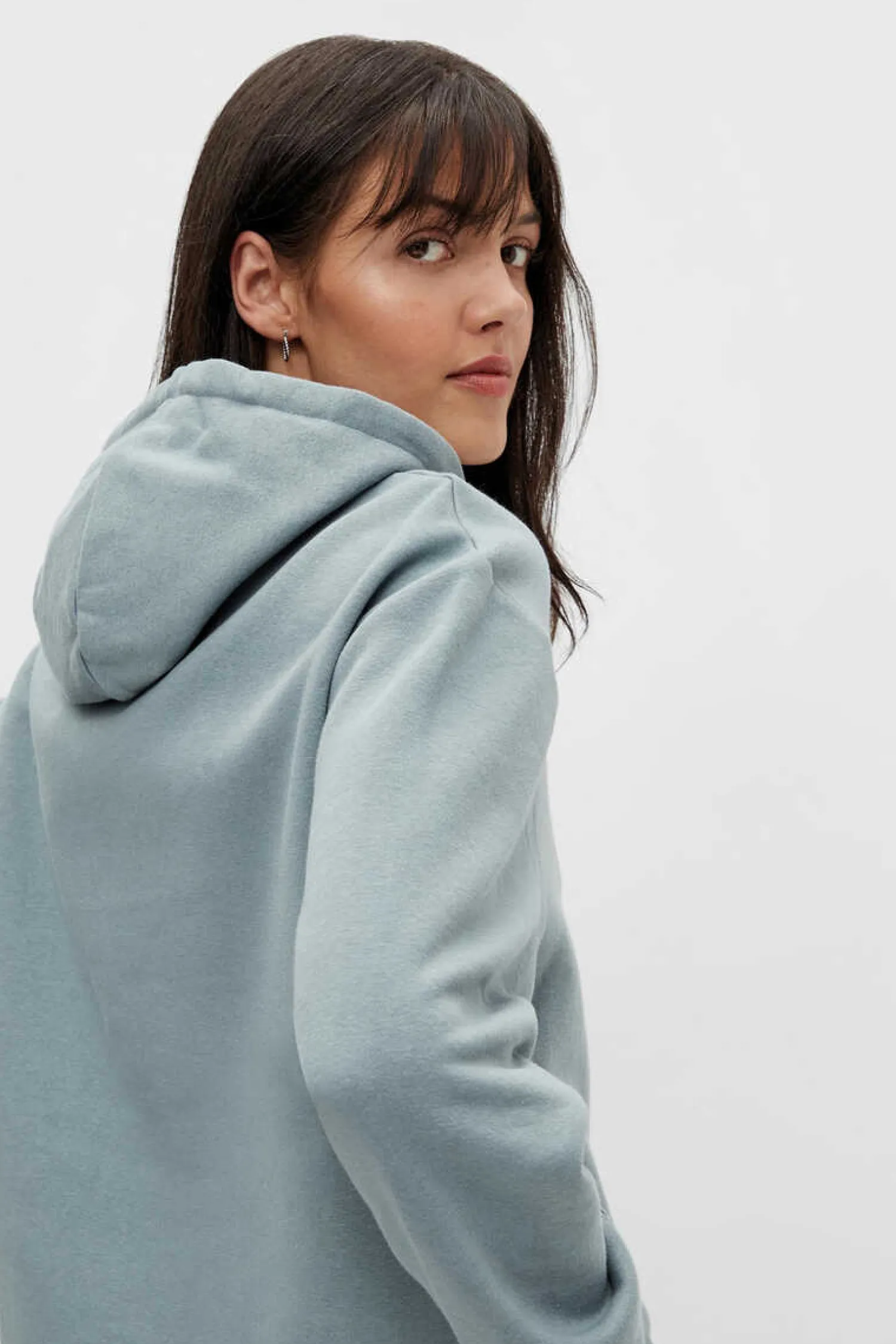 Pieces Sweatshirts-Sweatshirt Basica Capuz