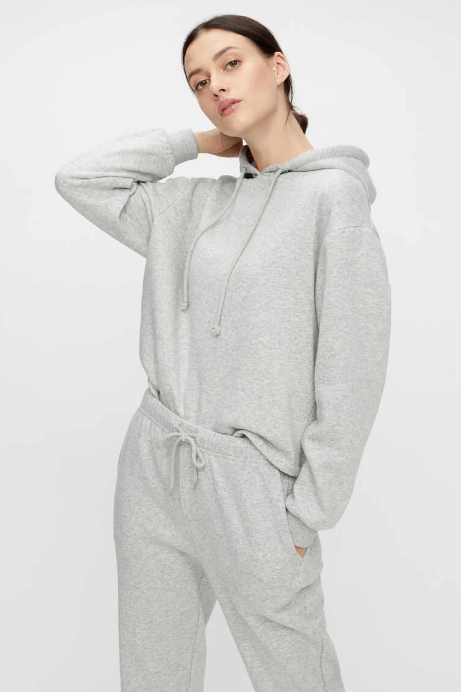 Pieces Sweatshirts-Sweatshirt Basica Capuz