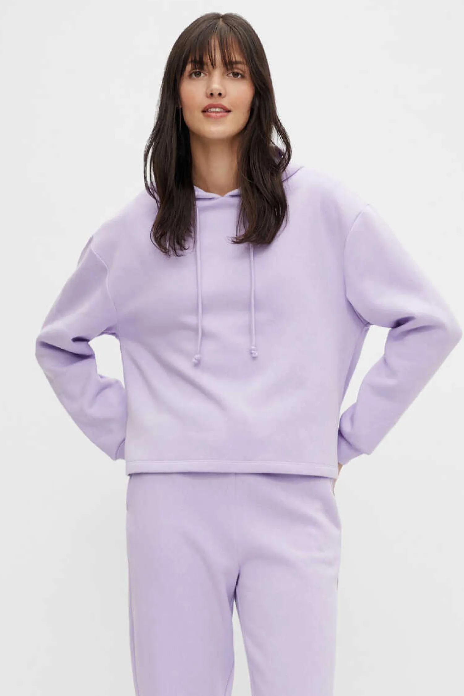 Pieces Sweatshirts-Sweatshirt Basica Capuz