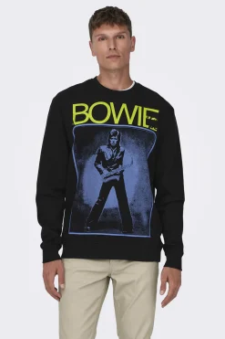 Only & Sons Sweatshirt Bowie Preto