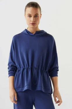 Dash and Stars Sweatshirts-Sweatshirt Capuz Escuro