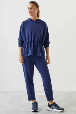 Dash and Stars Sweatshirts-Sweatshirt Capuz Escuro