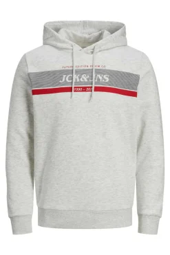 Jack&Jones Sweatshirt Capuz Estampado Logo Branco Discount