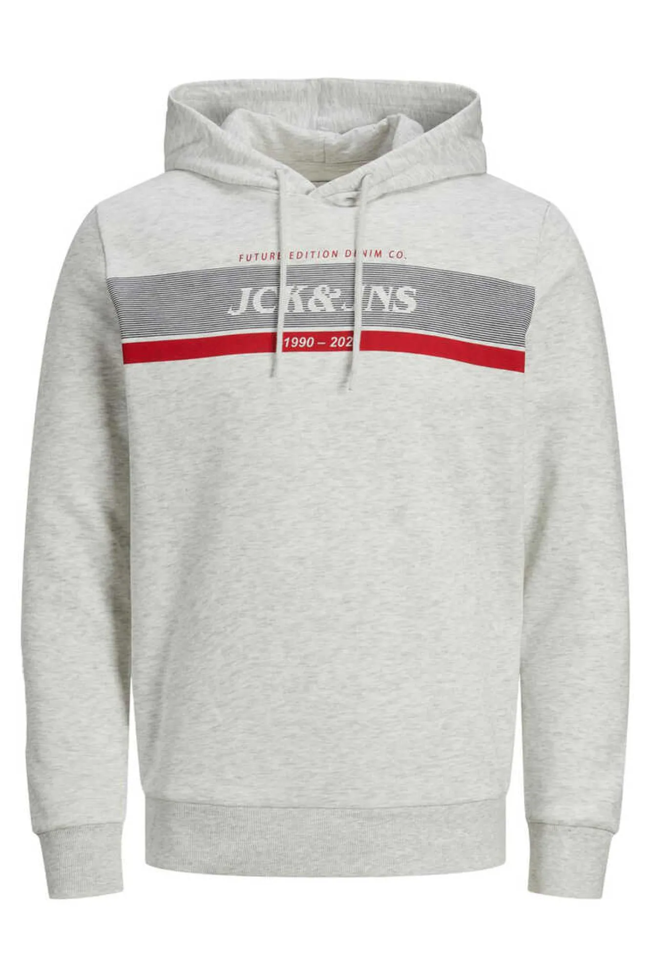Jack&Jones Sweatshirt Capuz Estampado Logo Branco Discount
