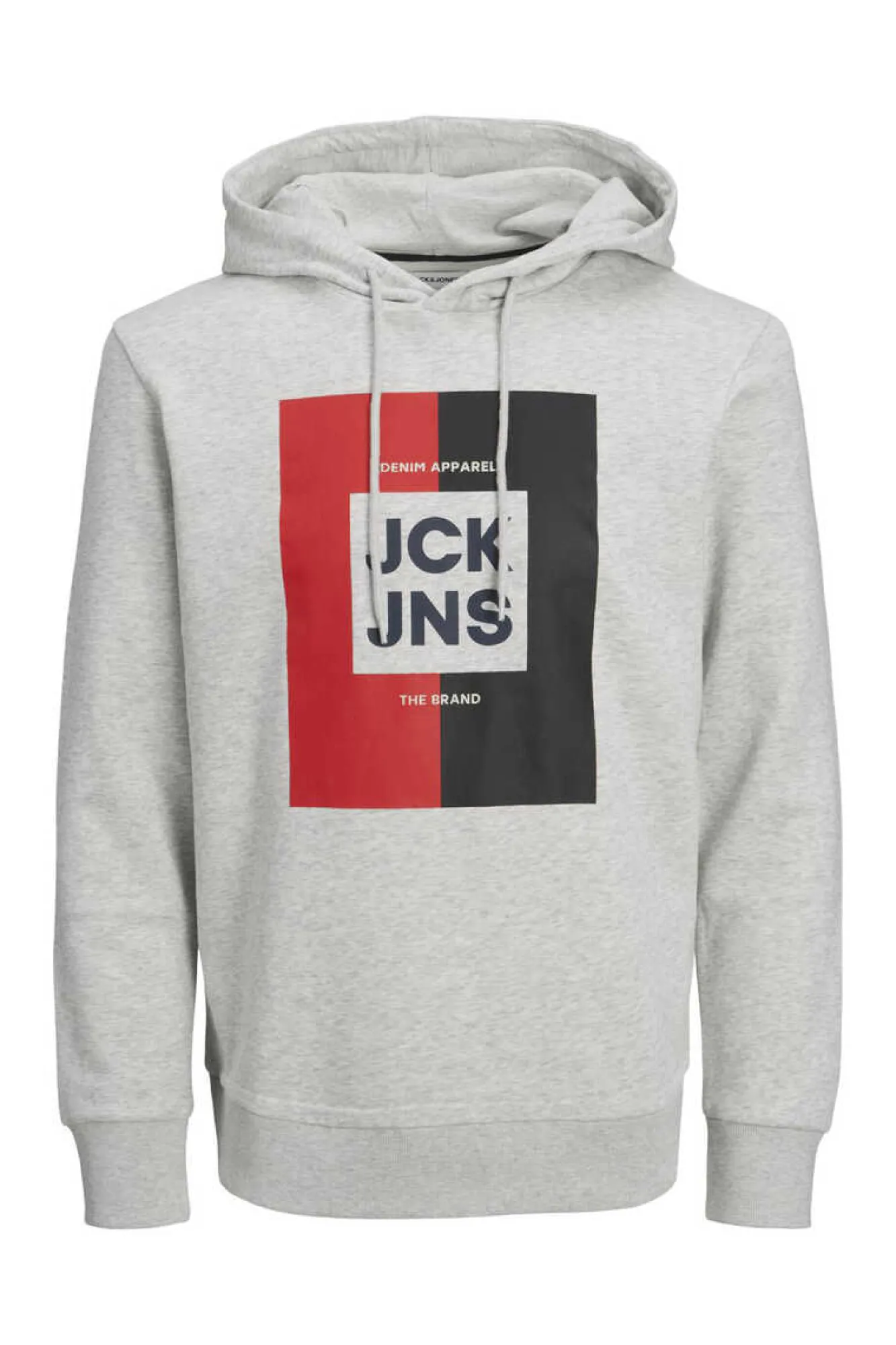 Jack & Jones Sweatshirt Capuz Estampado Logo Branco Clearance