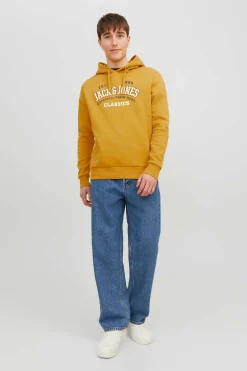 Jack & Jones Sweatshirt Capuz Estampado Logo Cru New
