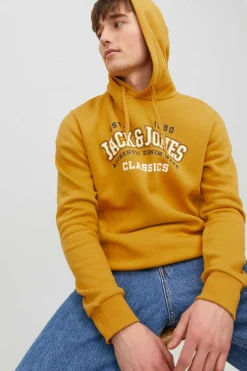 Jack & Jones Sweatshirt Capuz Estampado Logo Cru New
