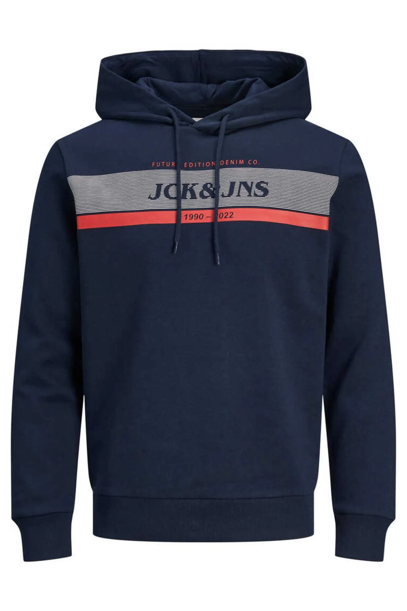 Jack&Jones Sweatshirt Capuz Estampado Logo Azul Outlet